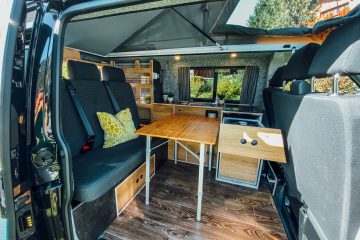 VW T6, Dachhimmel-Aufbewahrungsnetz für Vorderkabine, Campervan